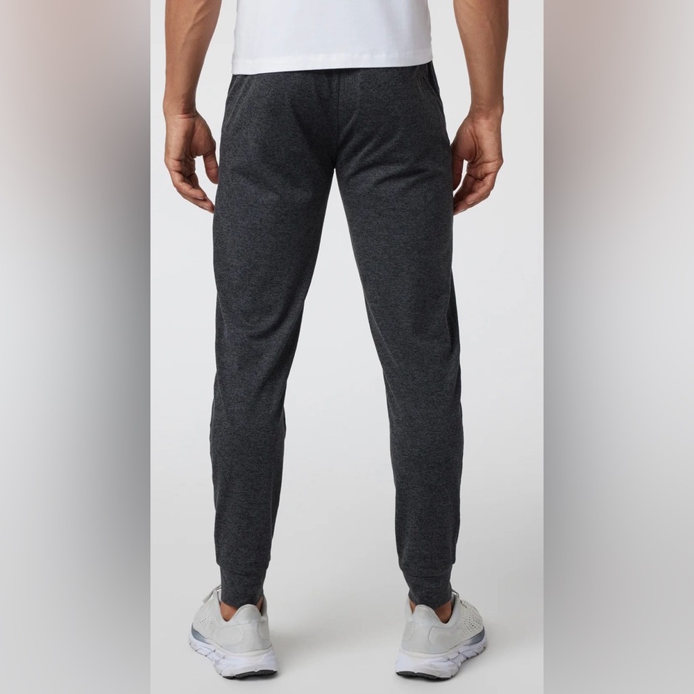 Vuori men’s Ponto Performance Jogger charcoal grey size medium - Picture 2 of 8